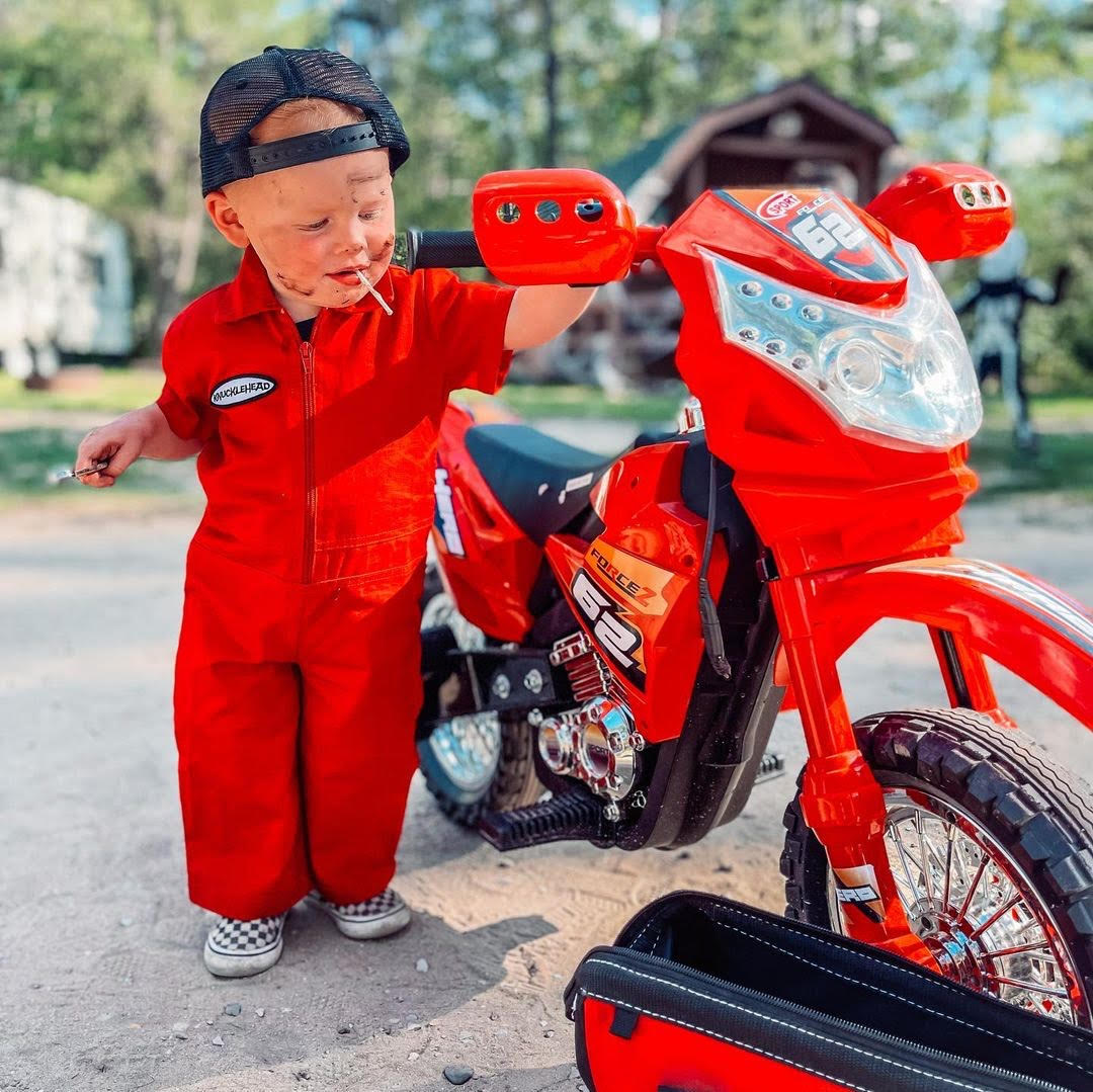 Knuckleheads Red Mechanic Jumpsuit - Knuckleheads Clothing