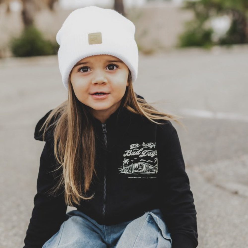 Baby Hoodie Knuckleheads Black No Bad Days Infant Hoodie