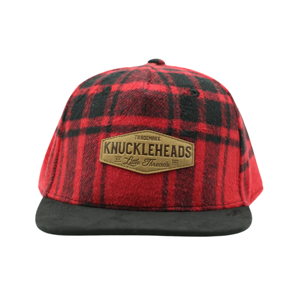 Cabin | Christmas Lumberjack Snapback Hat for Infants, Toddlers, and Youth - Knuckleheads Clothing