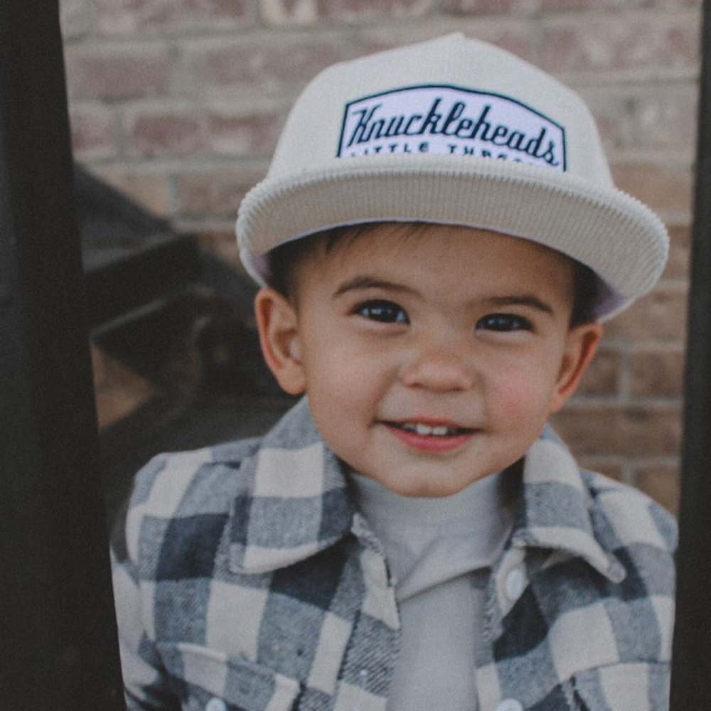summer infant hat Infant Snapback Hat I Shell Beach Summer Hat Infant Ivory / M (2-5 yrs)