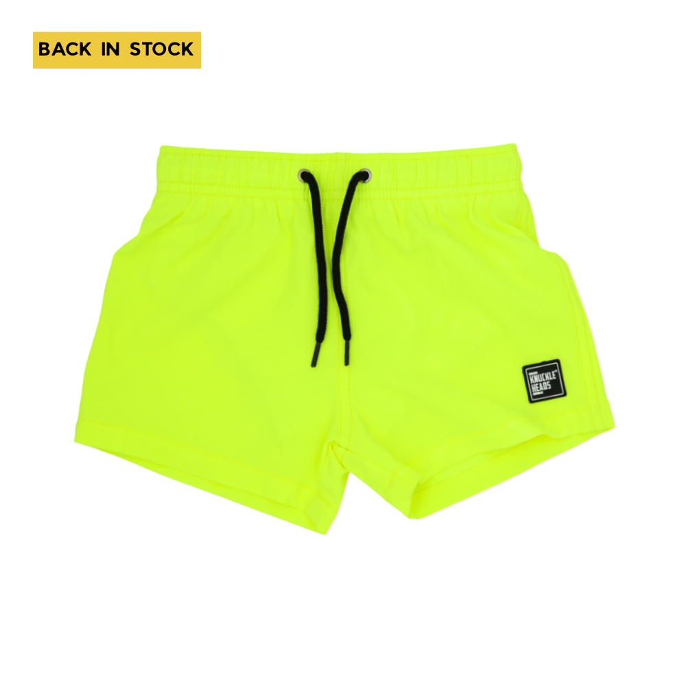 Neon Yellow Swim Shorts