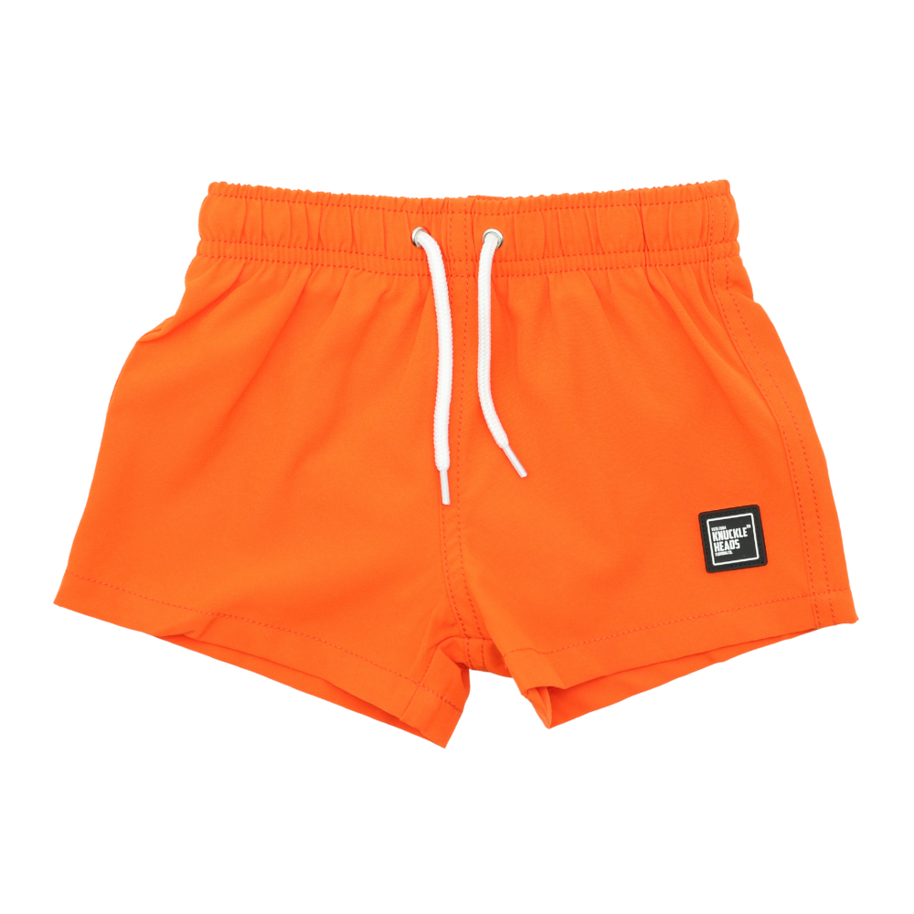 Bright Orange Toddler & Kids Swim Shorts - Knuckleheads Clothing