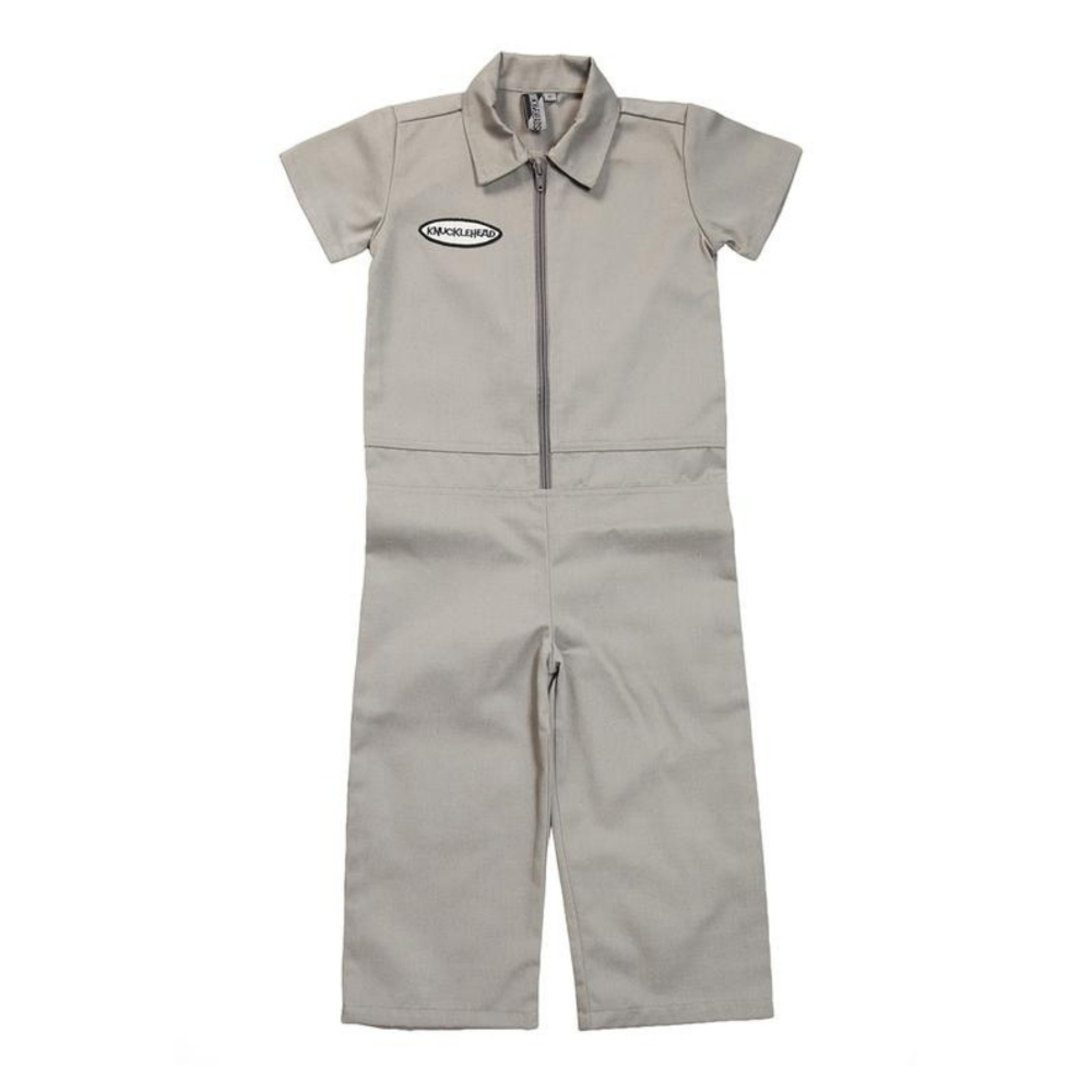 Knuckleheads Grey Grease Monkey Coverall - Knuckleheads Clothing