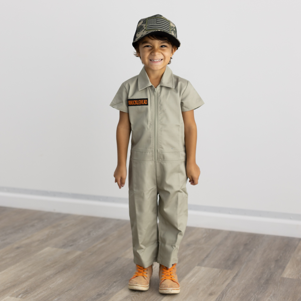 Knuckleheads Light Olive Grease Monkey Coverall - Knuckleheads Clothing