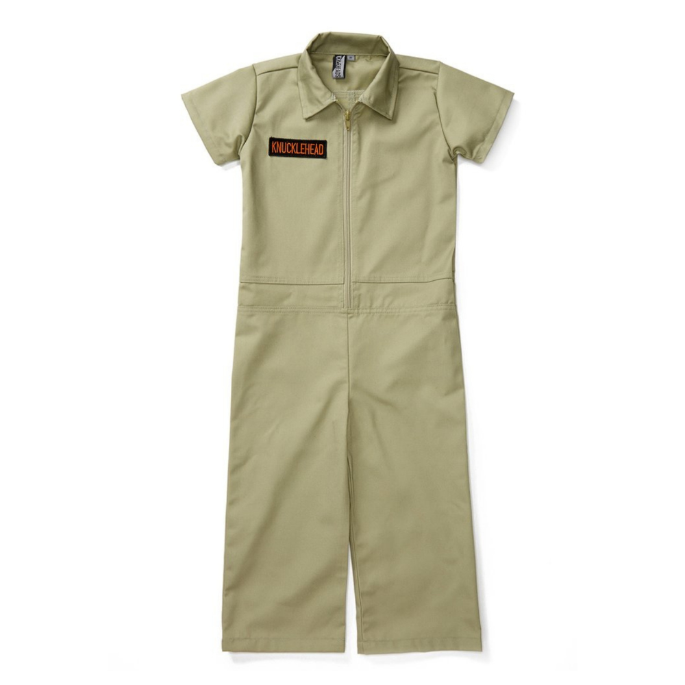 Knuckleheads Light Olive Grease Monkey Coverall - Knuckleheads Clothing