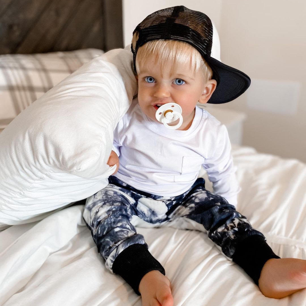 Baby boy trucker hat sales