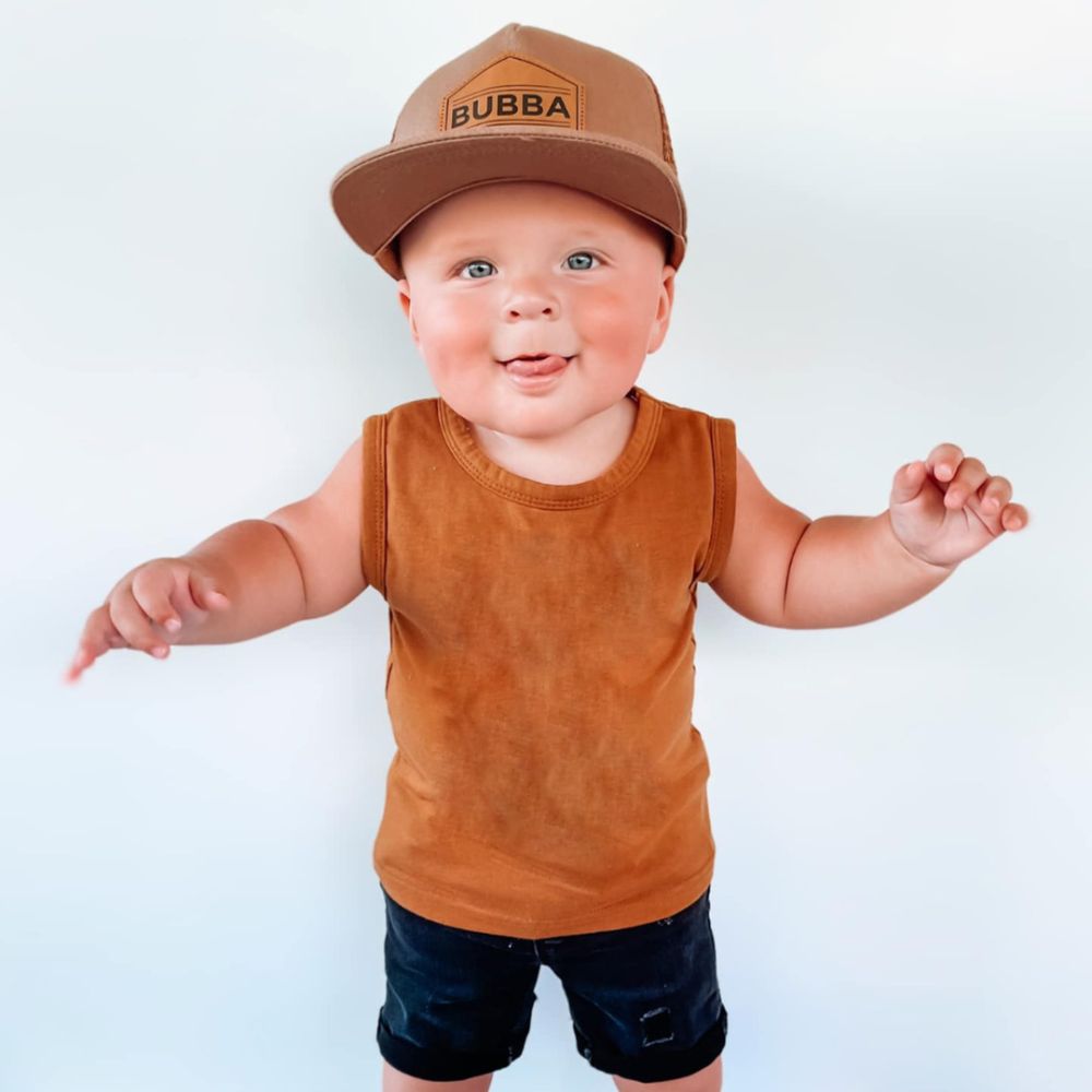 Infant Snapbacks Hats | Bubba Brown Trucker Hat - Knuckleheads Clothing