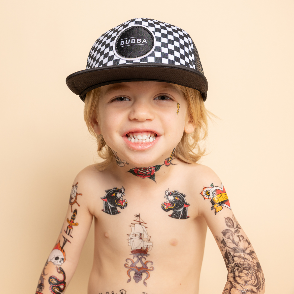 Bubba Checks Trucker Hat - Knuckleheads Clothing