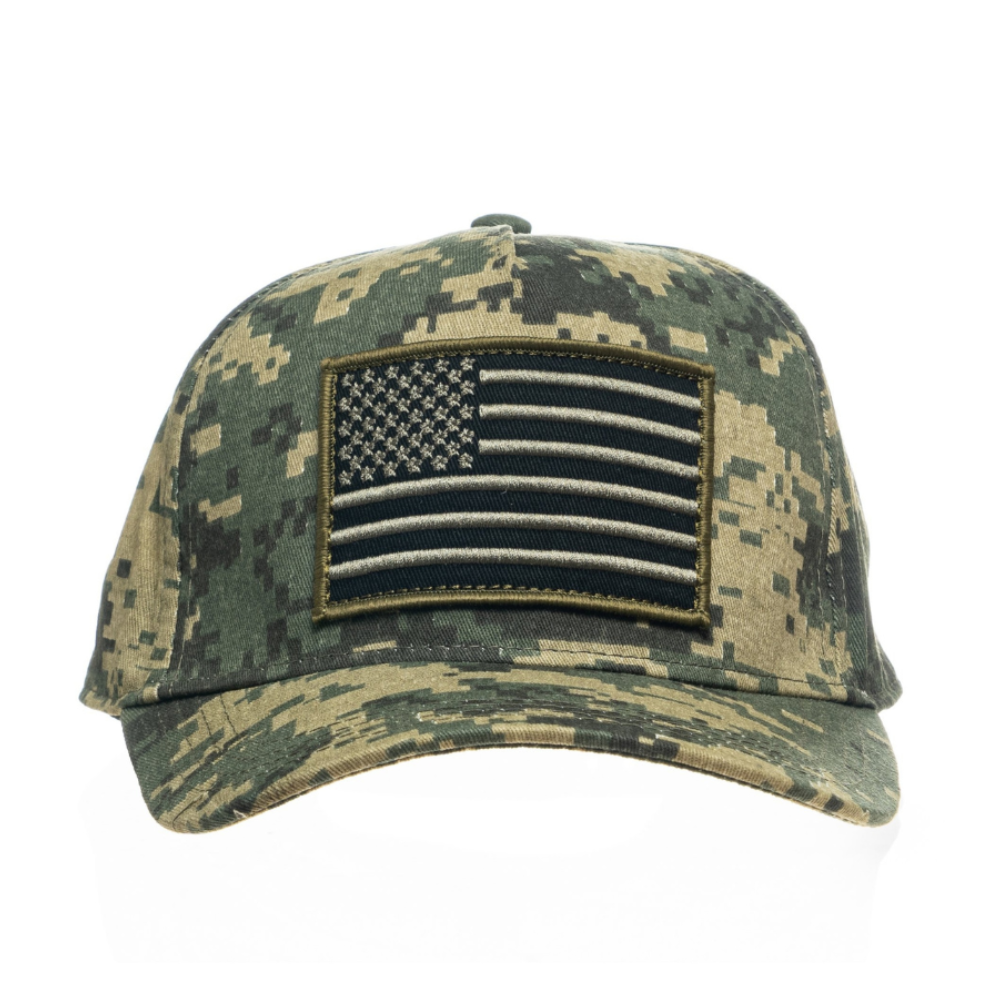 USA Cool Camo Flag Trucker Hat - Knuckleheads Clothing