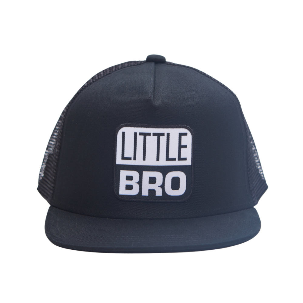 Little Bro Black Trucker Hat - Knuckleheads Clothing