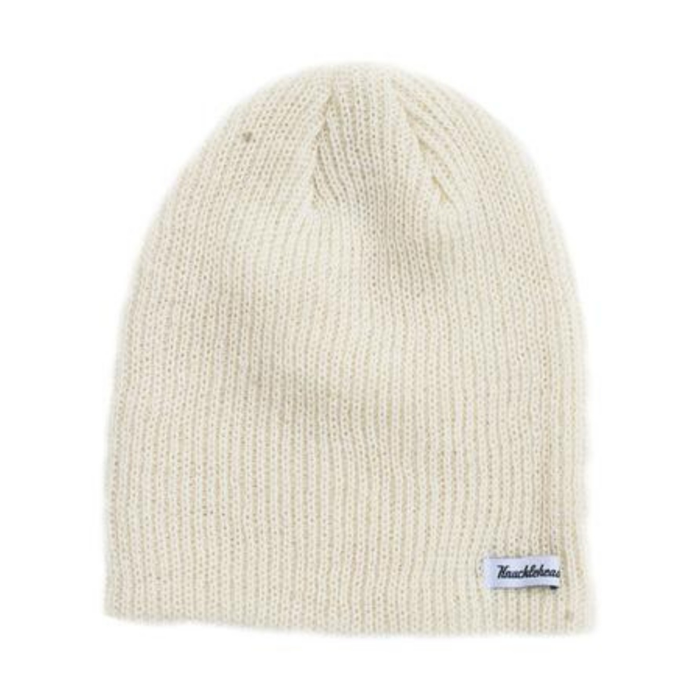 Knuckleheads Ivory Slouchy Beanie For Kids - Knuckleheads Clothing