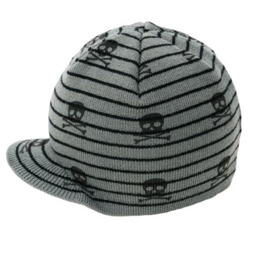 Knuckleheads Skull Visor Beanie For Children - Knuckleheads Clothing