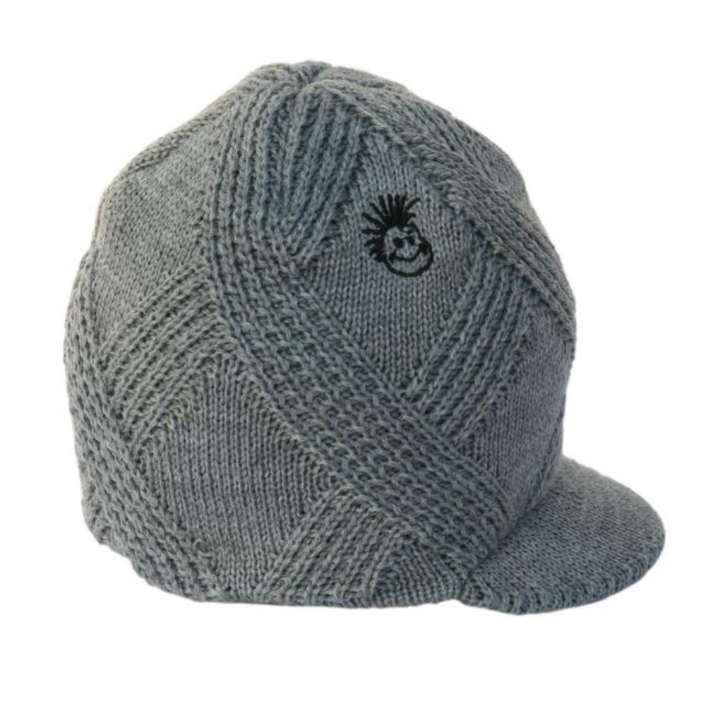 Knuckleheads Grey Visor Beanie For Toddlers - Knuckleheads Clothing