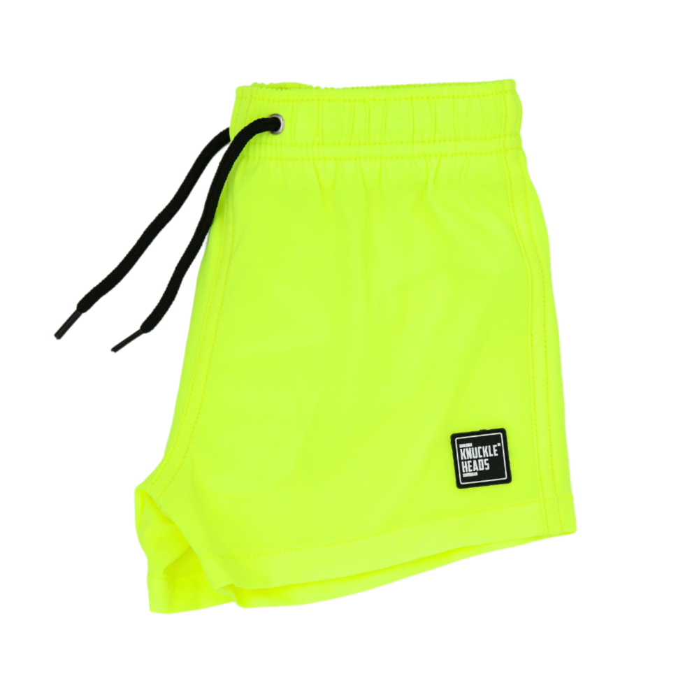 Boys neon swim trunks discount