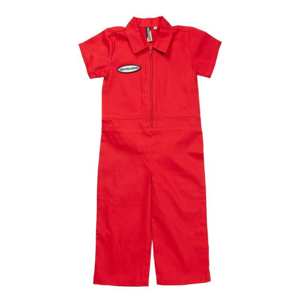 Knuckleheads Red Mechanic Jumpsuit - Knuckleheads Clothing
