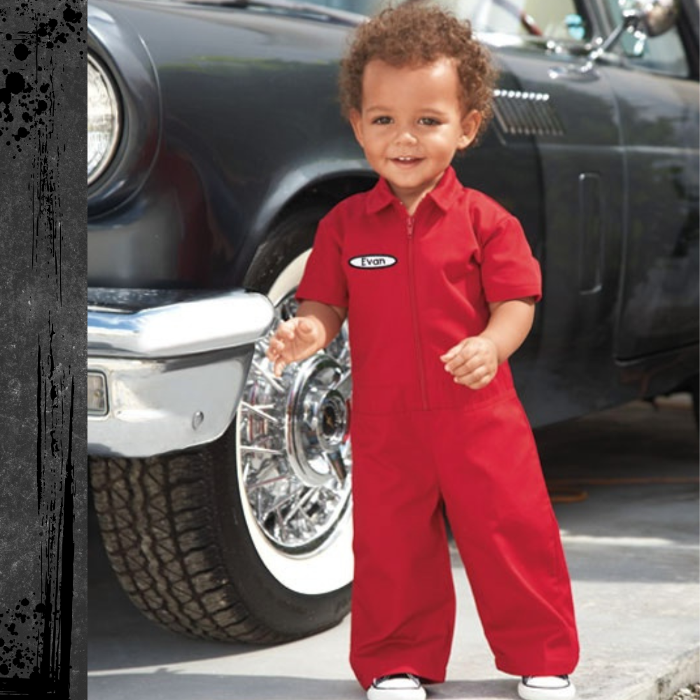 Knuckleheads Red Mechanic Jumpsuit - Knuckleheads Clothing