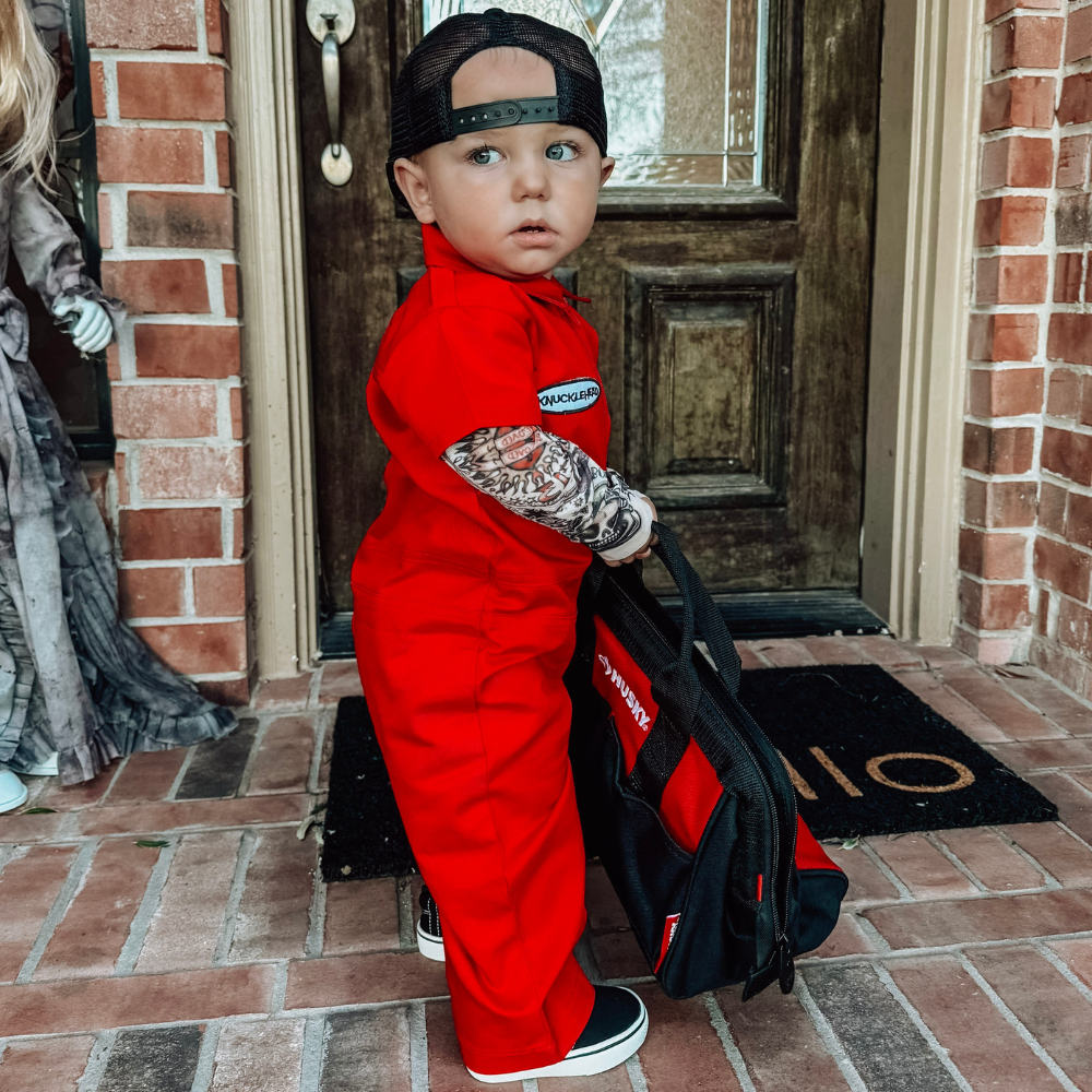 Knuckleheads Red Mechanic Jumpsuit - Knuckleheads Clothing