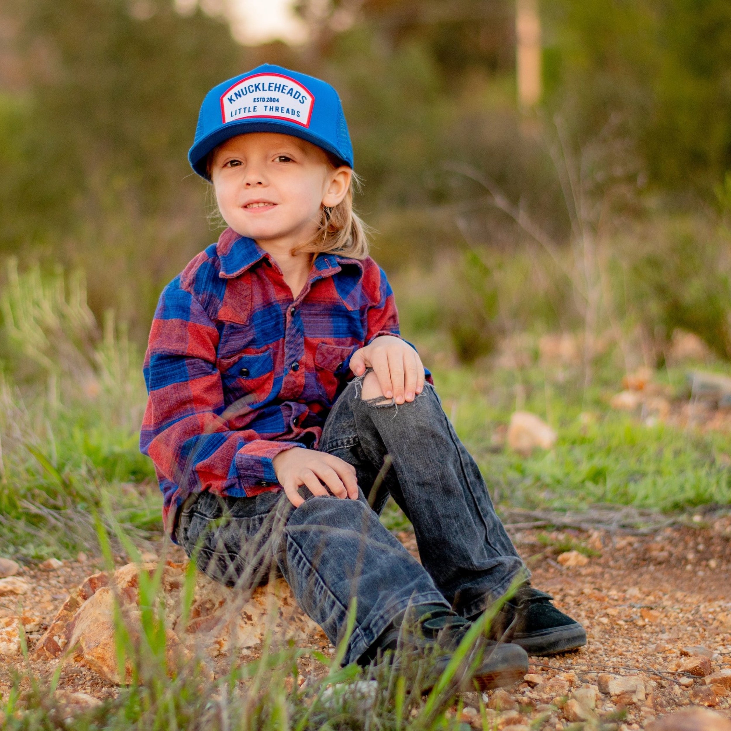 Infant Snapback Hat | Blaine Kids Trucker Hat - Knuckleheads Clothing