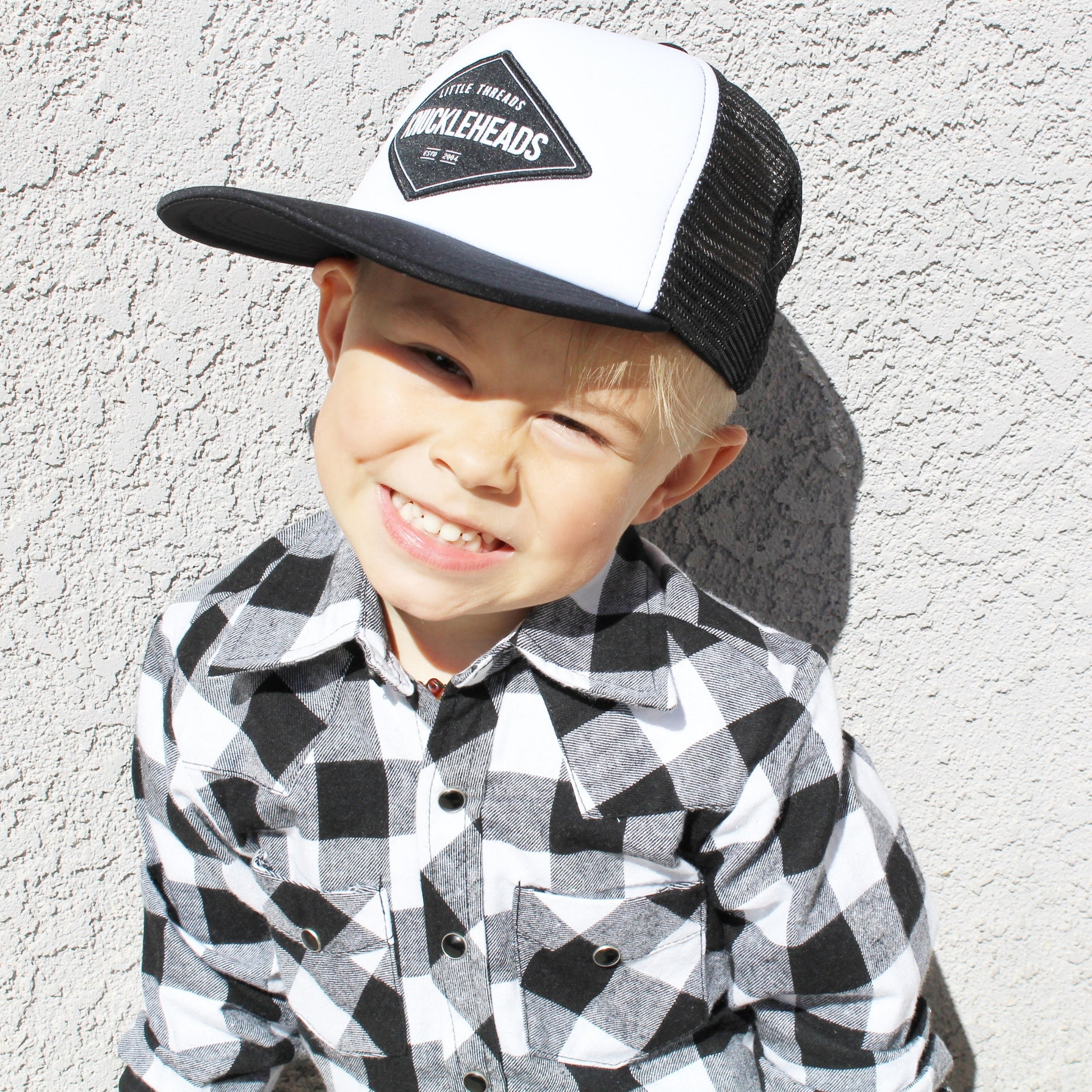 Knuckleheads Clothing Blake Kids Trucker Hat XS (6-12 Months) / Black