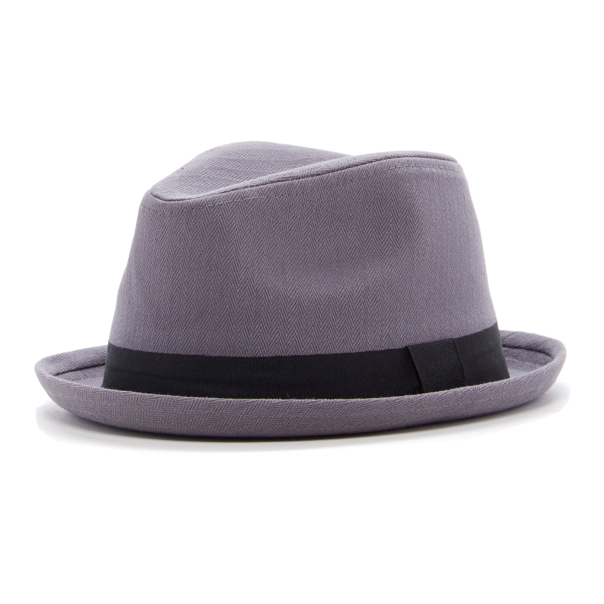 Knuckleheads Grey Fedora with Black Band - Knuckleheads Clothing