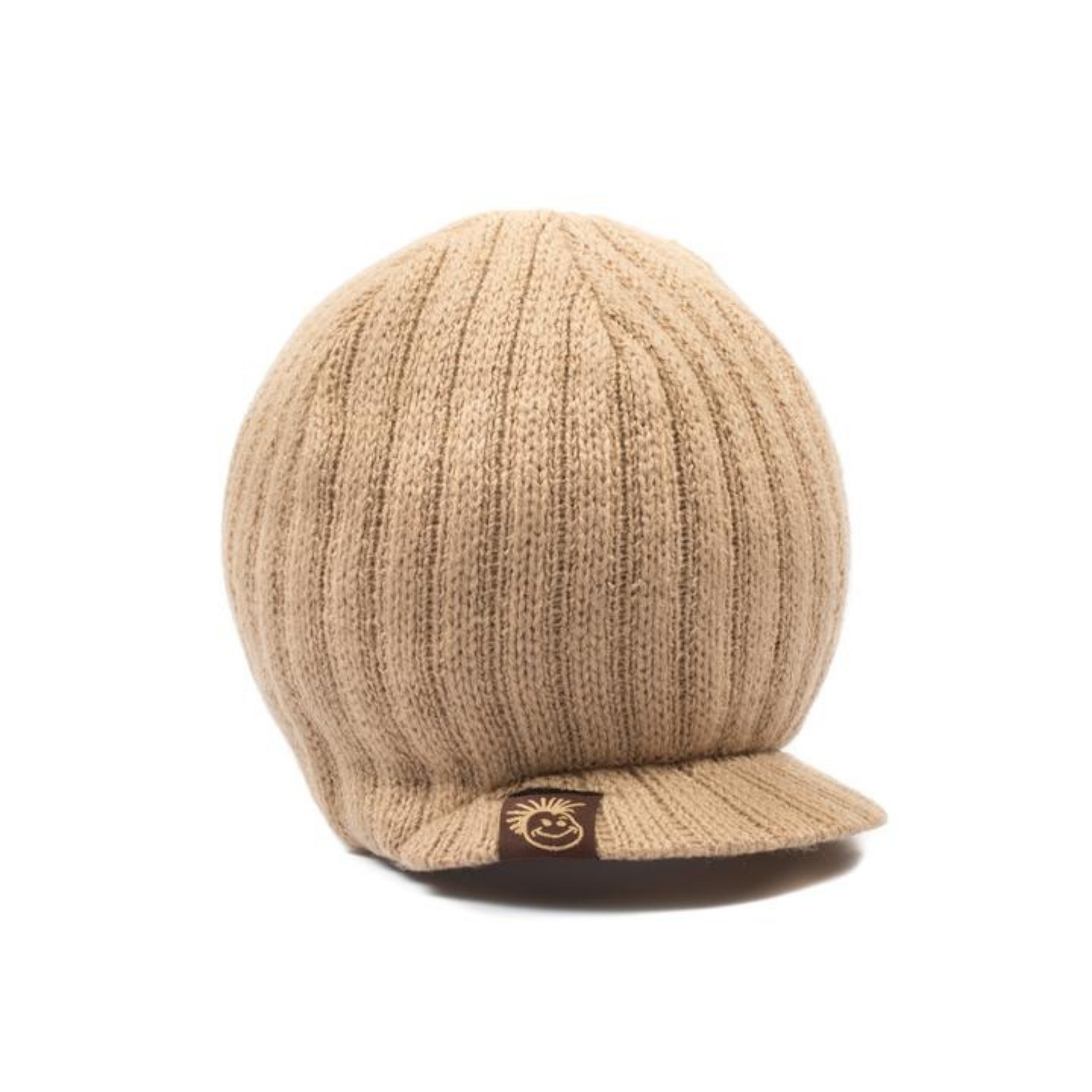 Knuckleheads Tan Visor Beanie For Children - Knuckleheads Clothing