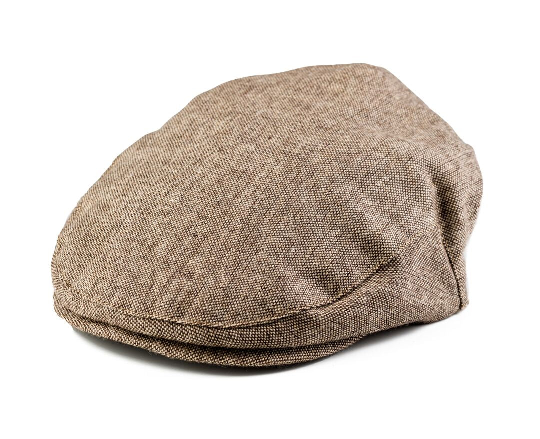 Tan Baby Boy Jeff Hat Vintage Driver Tweed Flat Pageboy Kid Gatsby Cap - Knuckleheads Clothing