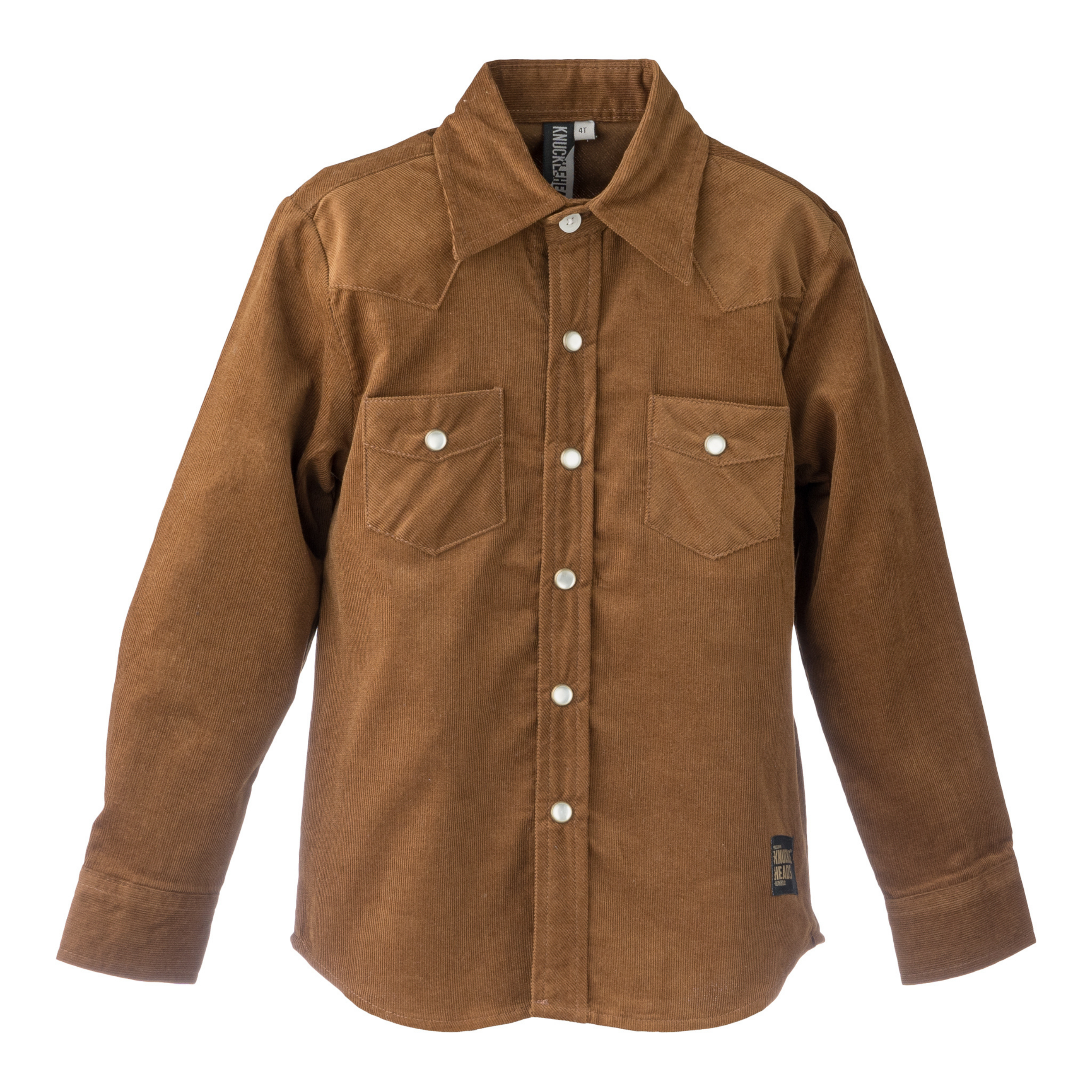 Brown Corduroy Button-up Shirt - Knuckleheads Clothing