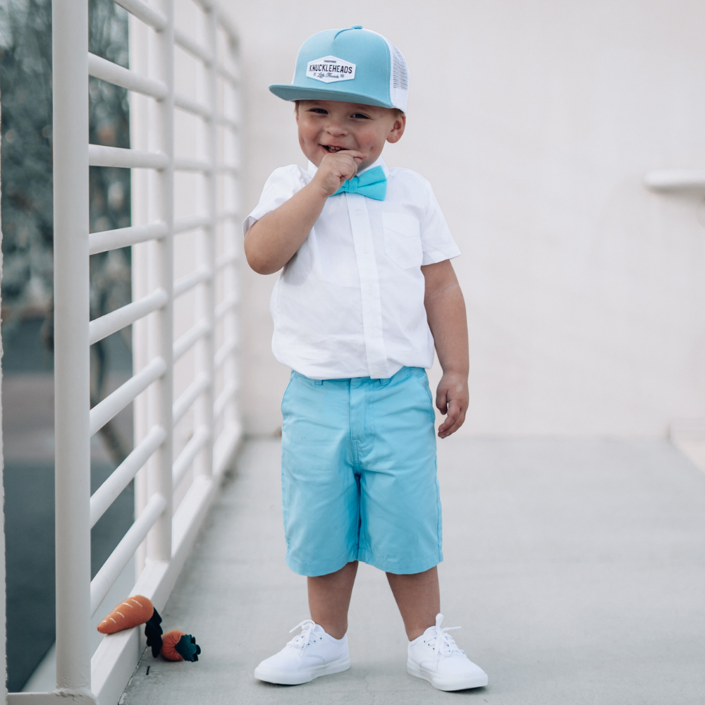 Blue Knuckleheads Baby Kids Chino Shorts - Knuckleheads Clothing