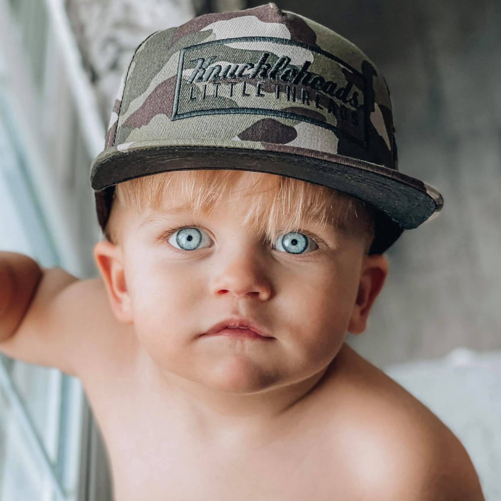 Hunter Black Kids Trucker Hat - Knuckleheads Clothing