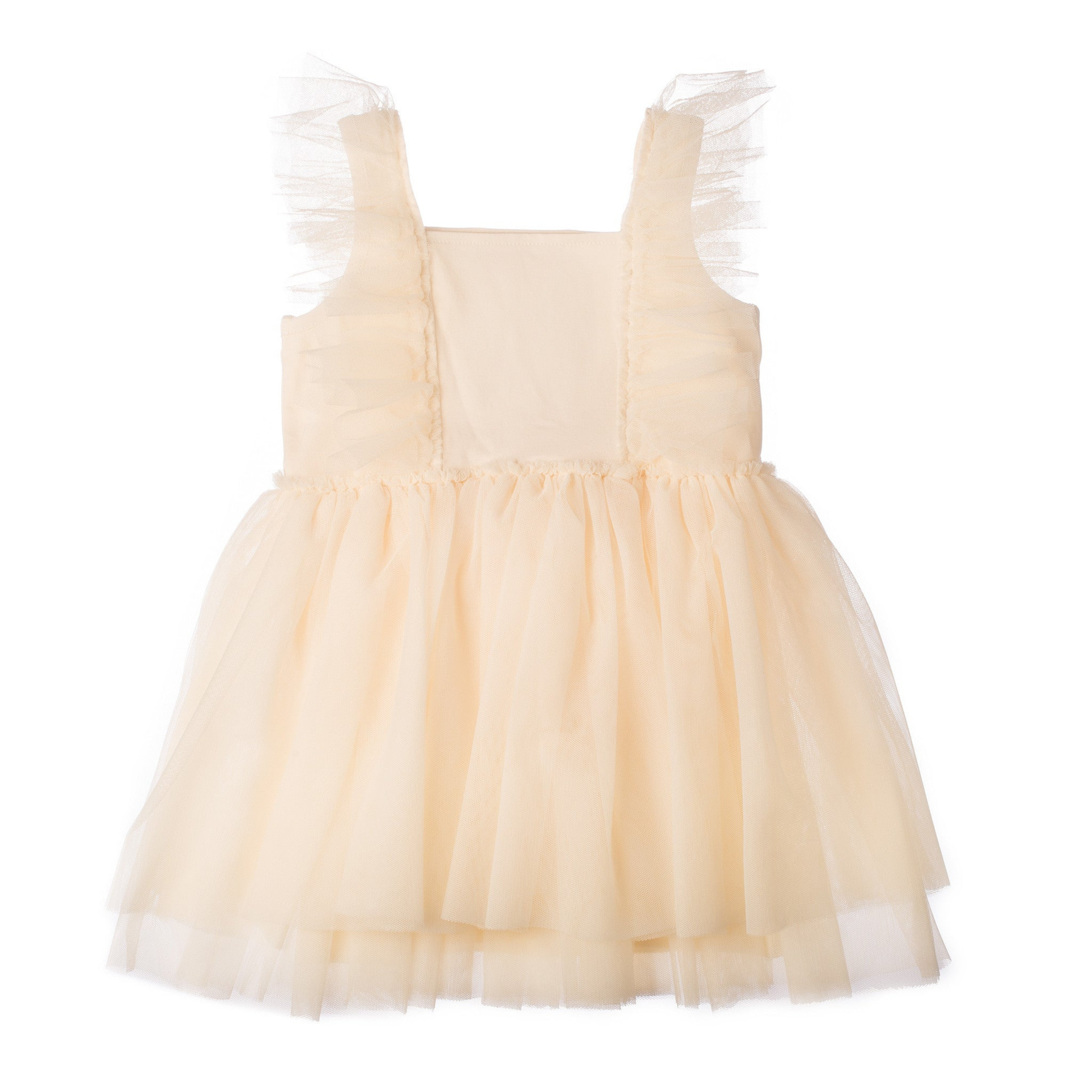 off white tulle dress for girls perfect for weddings or any other special occasion