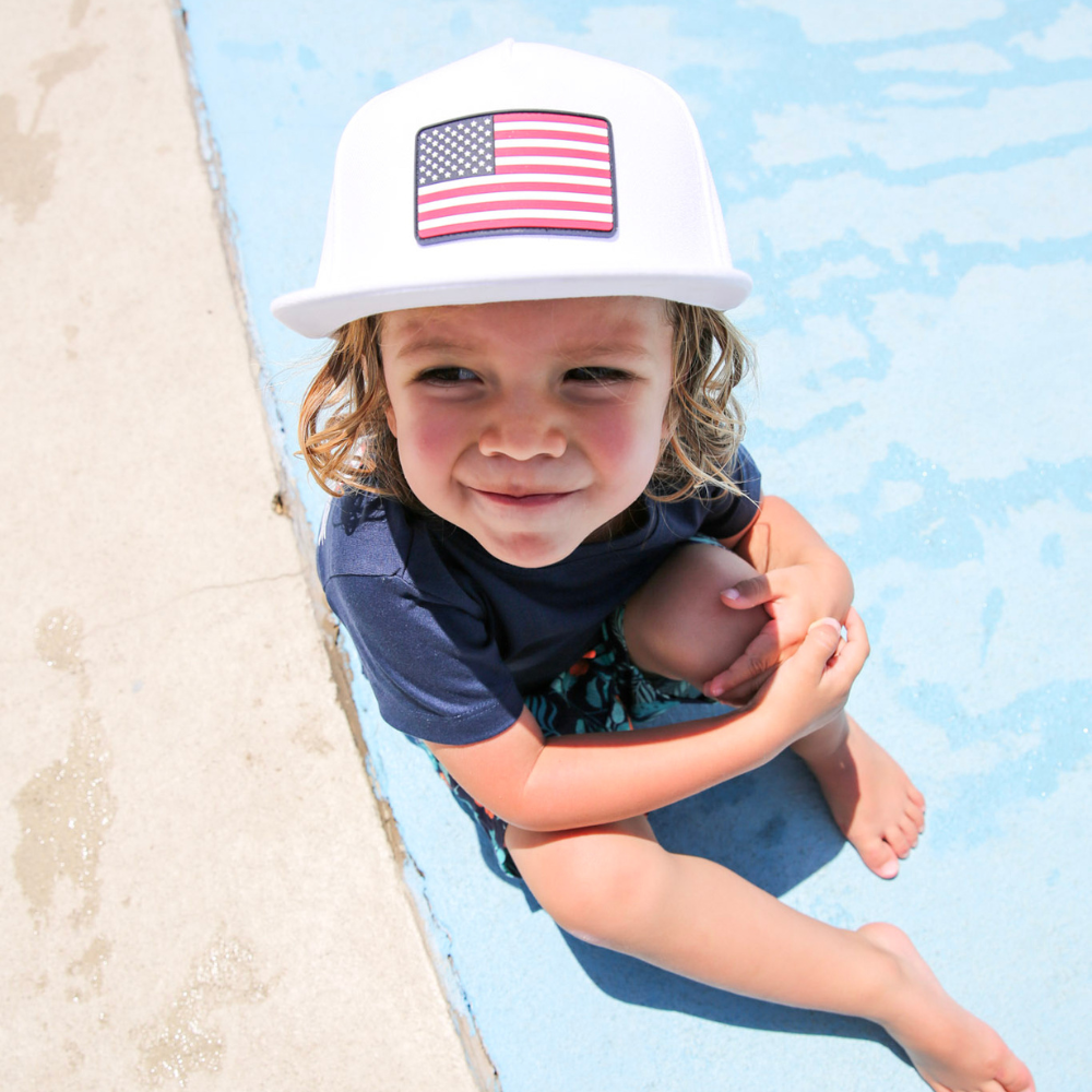 Image of US Patriotic Kids T-Shirt: A vibrant and stylish tee celebrating USA, featuring patriotic designs and soft cotton fabric for comfort. Perfect for young patriots to wear with pride and confidence.