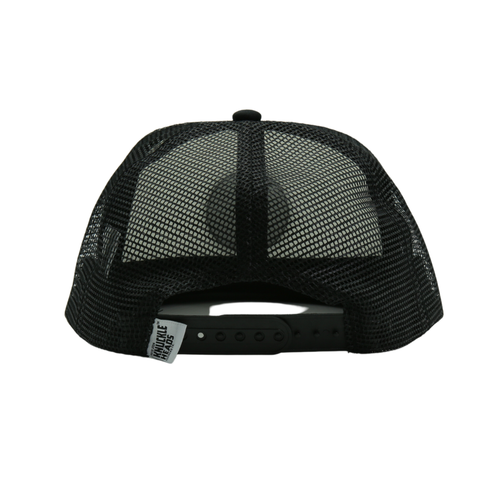 Image featuring the 'Bubba Hat' in timeless black and white, now with sun mesh for added style and functionality. This hat seamlessly blends classic elegance with practical sun protection. Tailored for kids, it's a standout choice in our collection, offering both a stylish edge and the benefits of sun shielding.