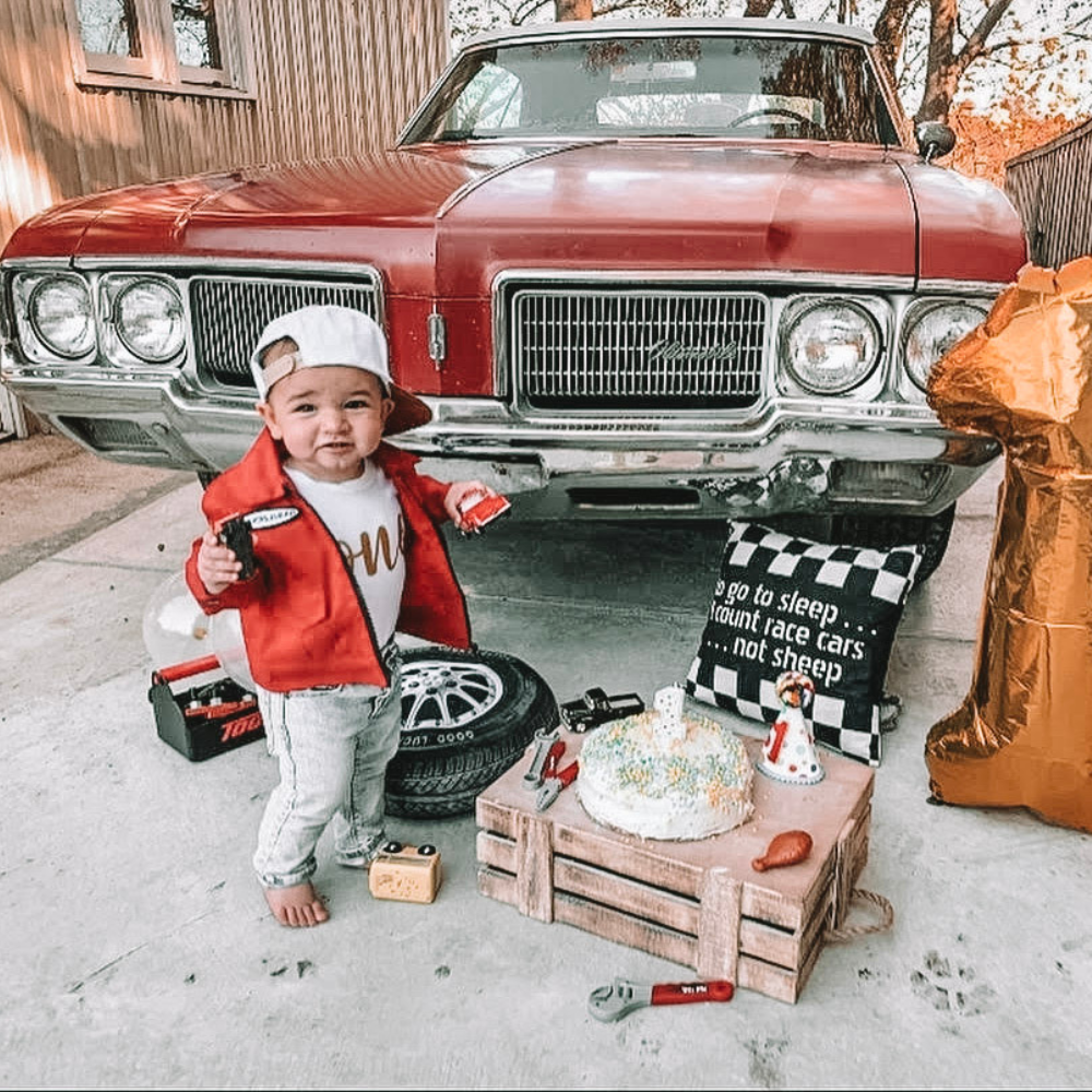 Red Knuckleheads Mechanic Jacket with Long Sleeves - Knuckleheads Clothing