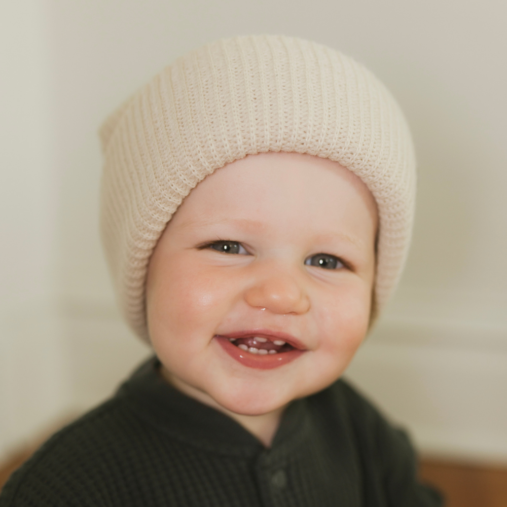 Beanie For Newborn | At Last - Knuckleheads Clothing