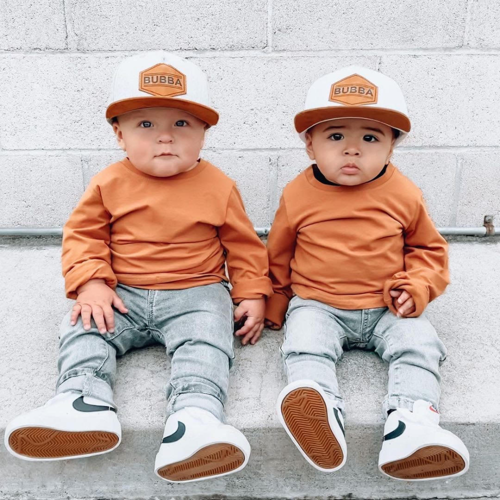 Bubba White Kids Trucker Hat - Knuckleheads Clothing