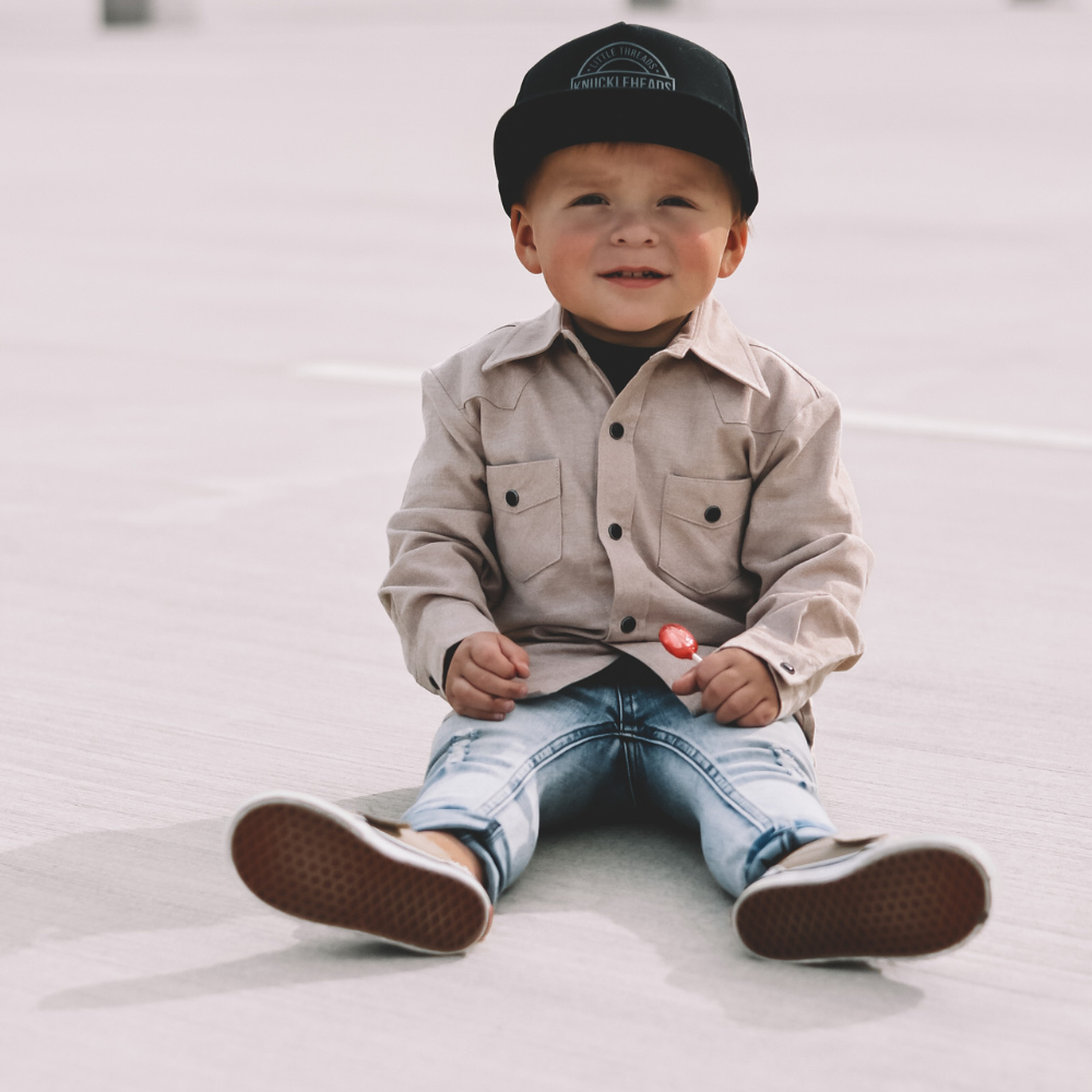 One Day Grey Kids Trucker Hat - Knuckleheads Clothing