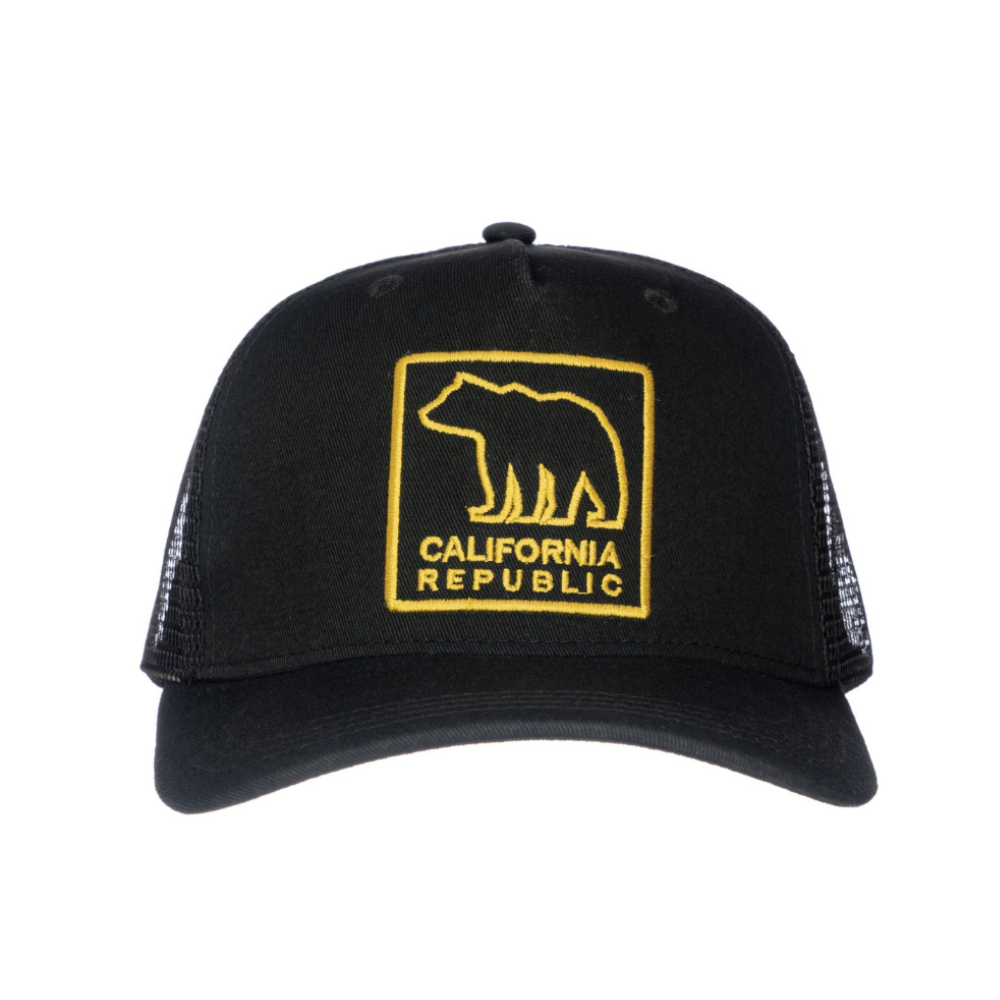 FINAL SALE - California Gold Trucker Hat - Knuckleheads Clothing