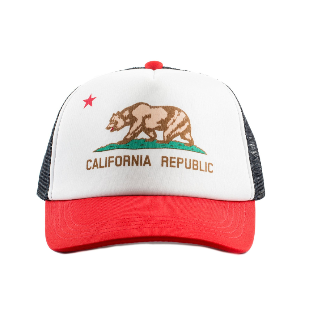 California Republic Trucker Hat - Knuckleheads Clothing