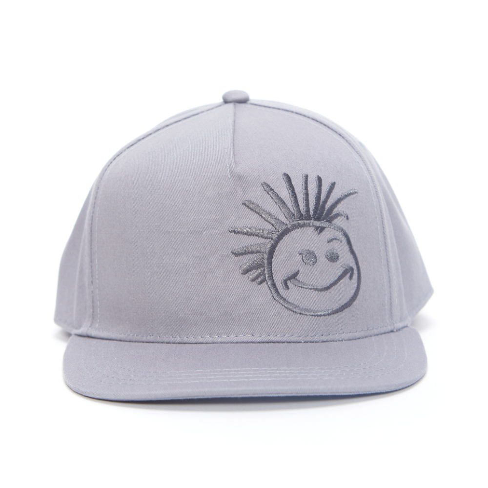 Grey Logo Kids Trucker Hat - Knuckleheads Clothing