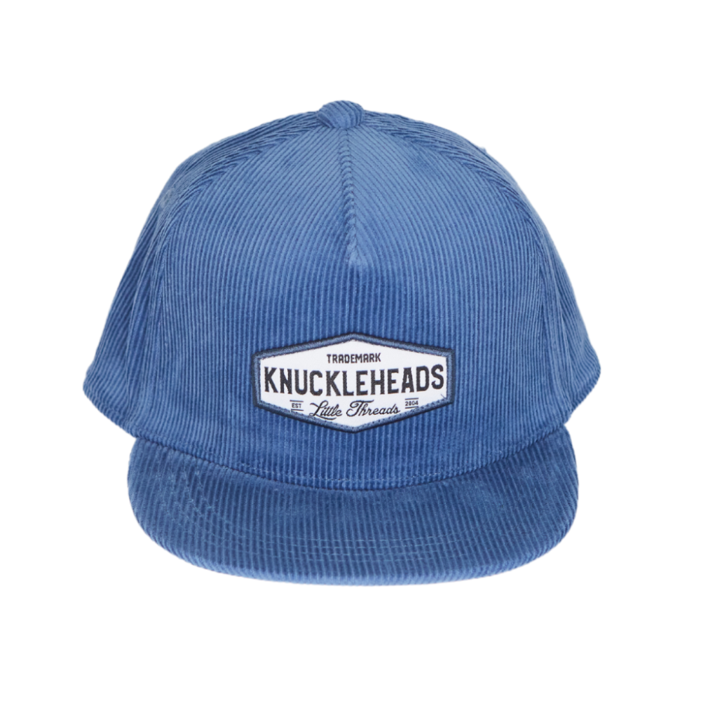 Parker Blue Corduroy Trucker Hat - Knuckleheads Clothing
