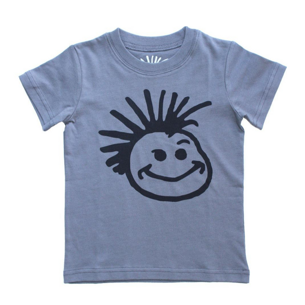 Image of Knuckleheads Logo Grey Kids T-Shirt: A stylish and trendy grey tee featuring the iconic Knuckleheads logo. Crafted with comfort and durability in mind, made from soft, breathable fabric. Elevate your child's style with this versatile must-have for young trendsetters on any occasion.