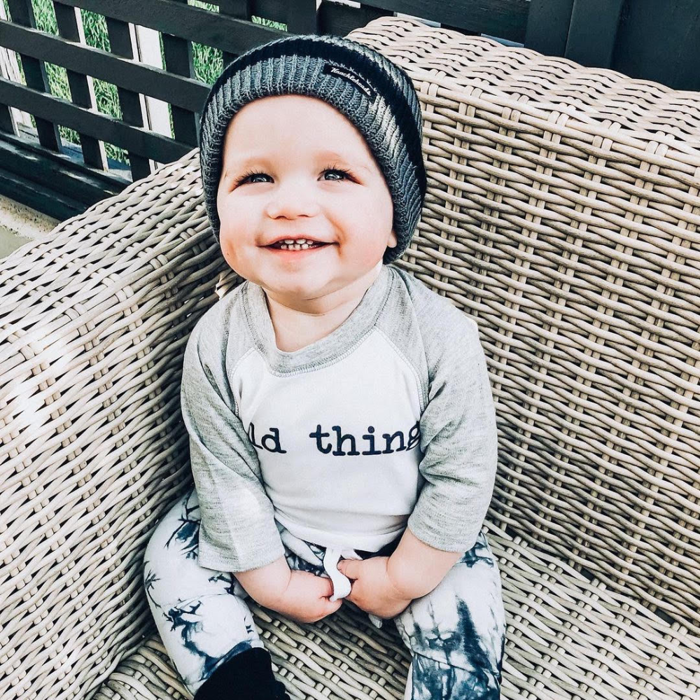 Grey Stripes Beanie - Knuckleheads Clothing