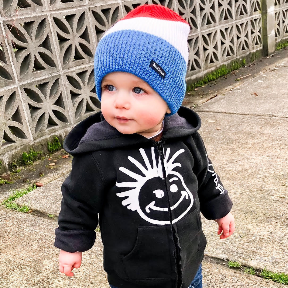 Knuckleheads RWB Ski Slouchy Beanie For Boys - Knuckleheads Clothing