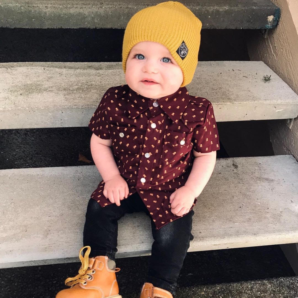 Mustard Beanie - Knuckleheads Clothing