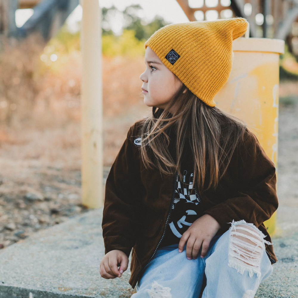 Mustard Beanie - Knuckleheads Clothing