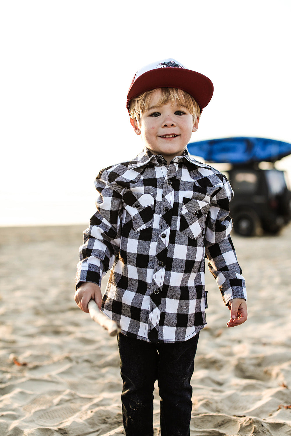 Final Sale - Cali Burgundy Trucker Hat - Knuckleheads Clothing
