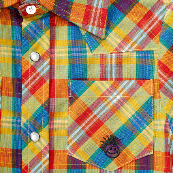 Knuckleheads Spring Plaid Rockabilly Shirt - Knuckleheads Clothing