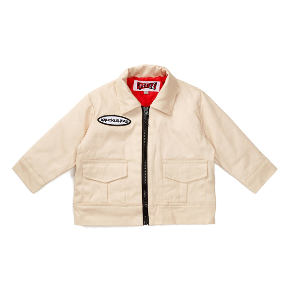 Tan Knuckleheads Mechanic Jacket with Long Sleeves