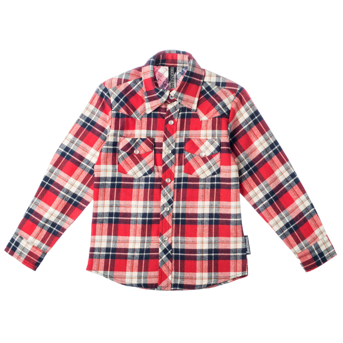 Stevie Long Sleeve Plaid Rockabilly Shirt for Boys 1 Year to 10 Years ...