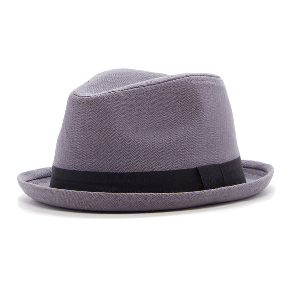 Knuckleheads Grey Fedora with Black Band